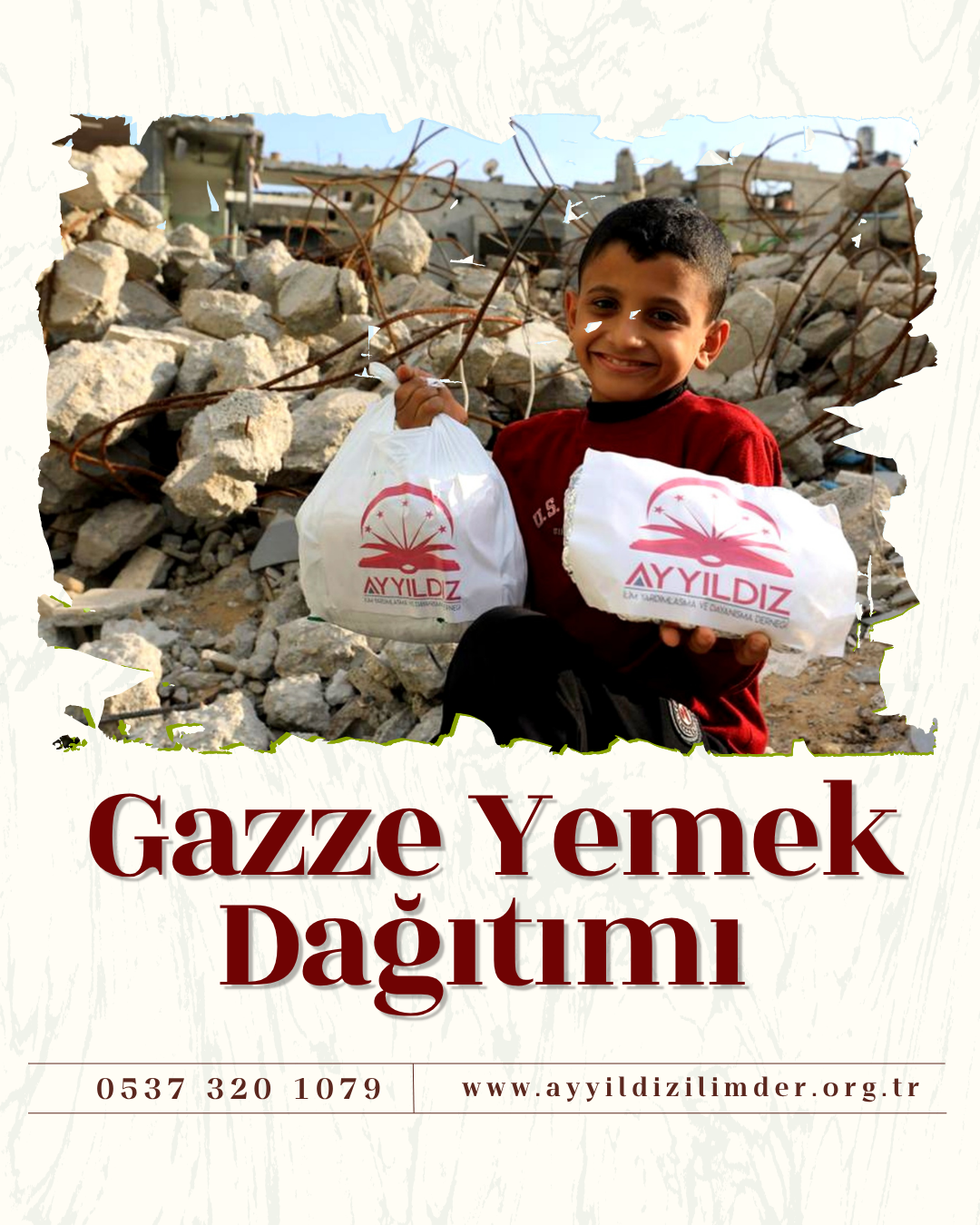 GAZZE YEMEK DAĞITIMI